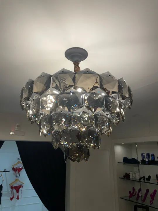 Lustre cristal escuro  - Foto 4