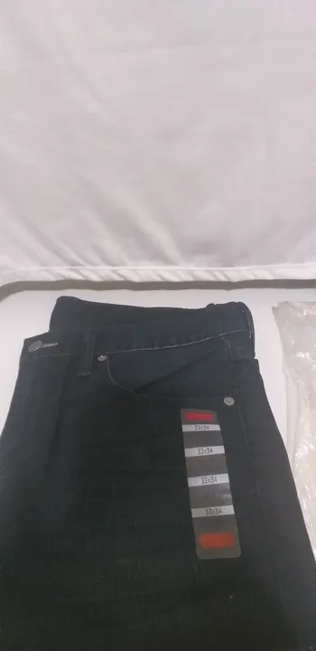 Calça Jeans Masculino, Levis, 511 Slim Fit, Preto, tam 33x34