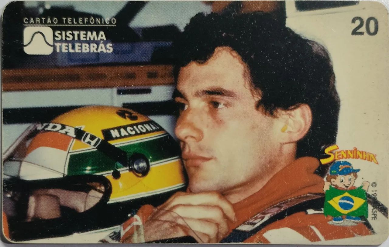 Cartão telefônico Airton senna 
