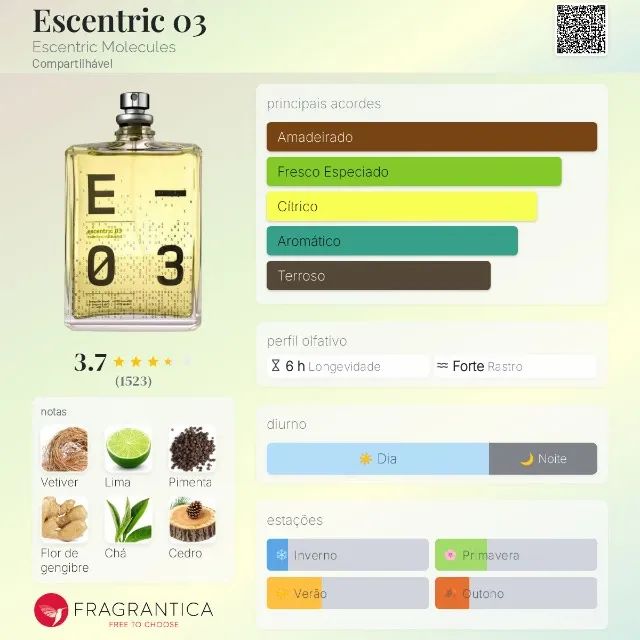 Perfume Escentric 03 Escentric Molecules - Foto 3