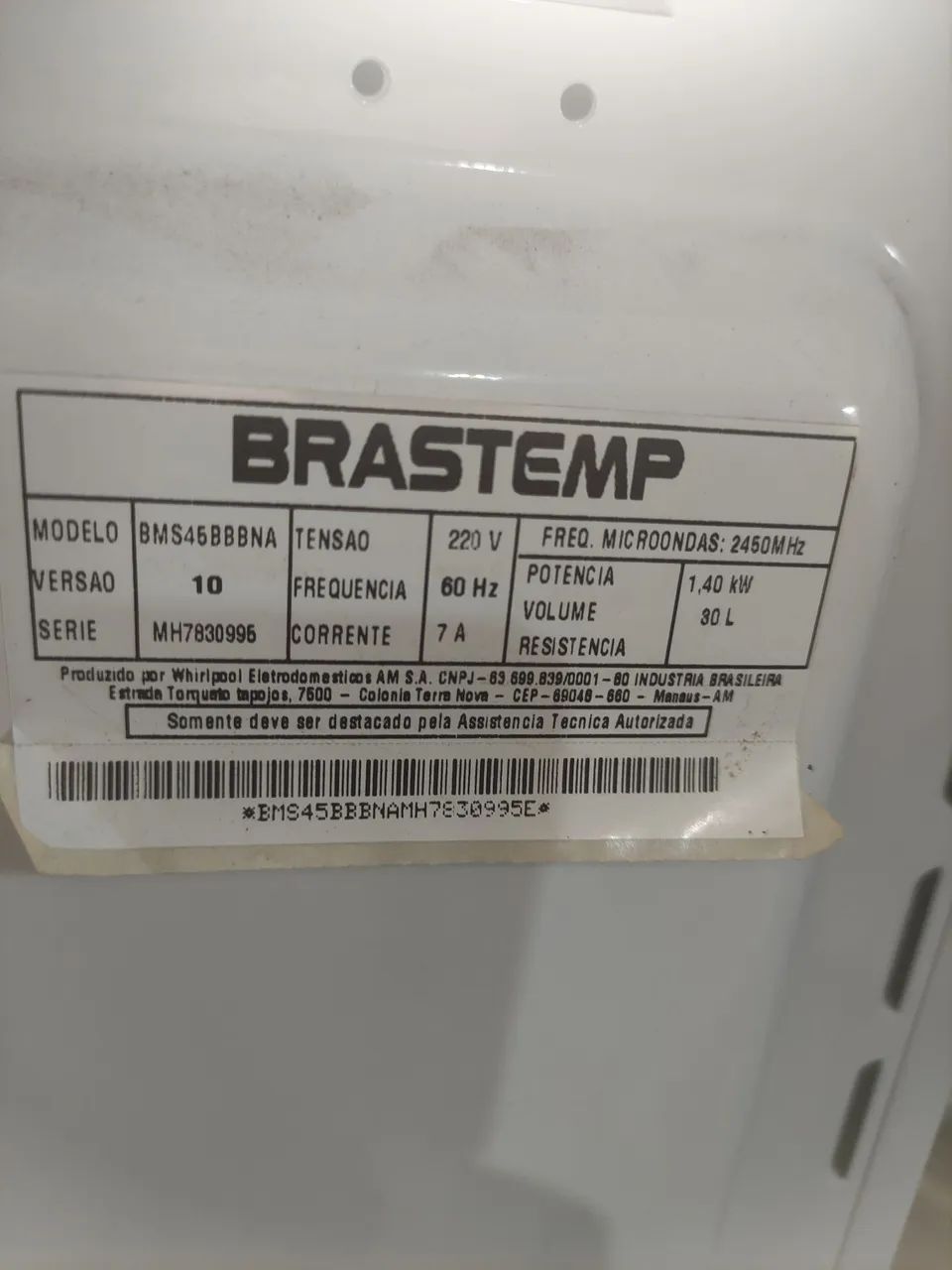Micro-ondas Brastemp em perfeito estado - Foto 2