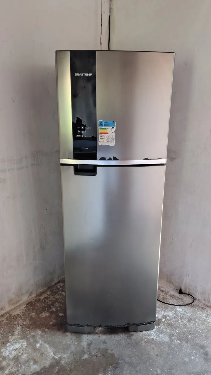 Geladeira Brastemp Frost Free inox