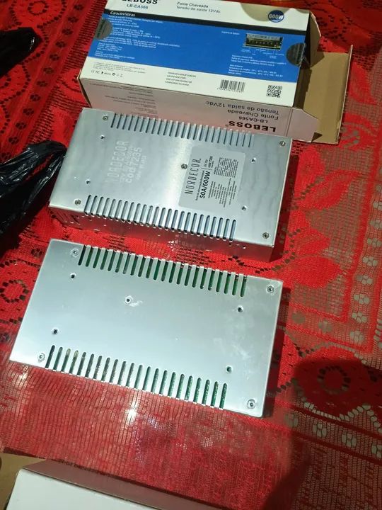 Fonte chaveada 12v 50a nova  - Foto 3