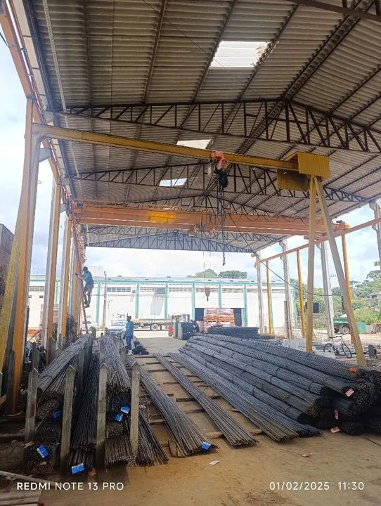 Pórtico c/ Talha de corrente 3 Ton. CSM - Foto 2