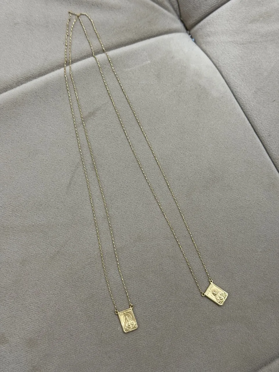 Escapulário ouro 750 18k 3g