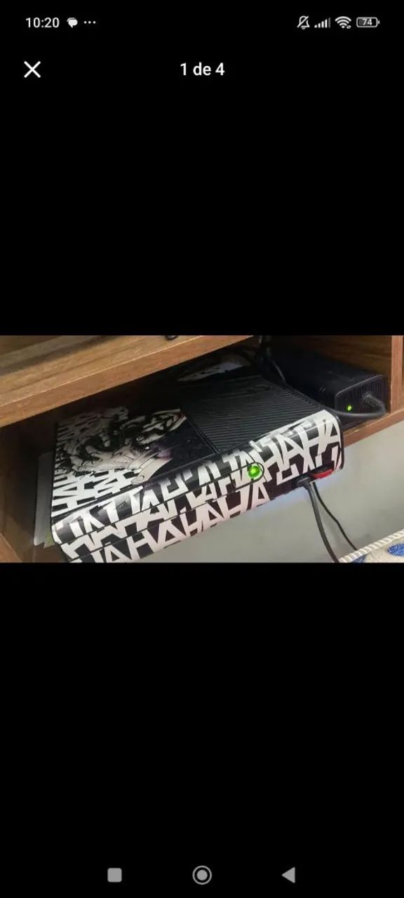 Xbox 360 com Skin Personalizada