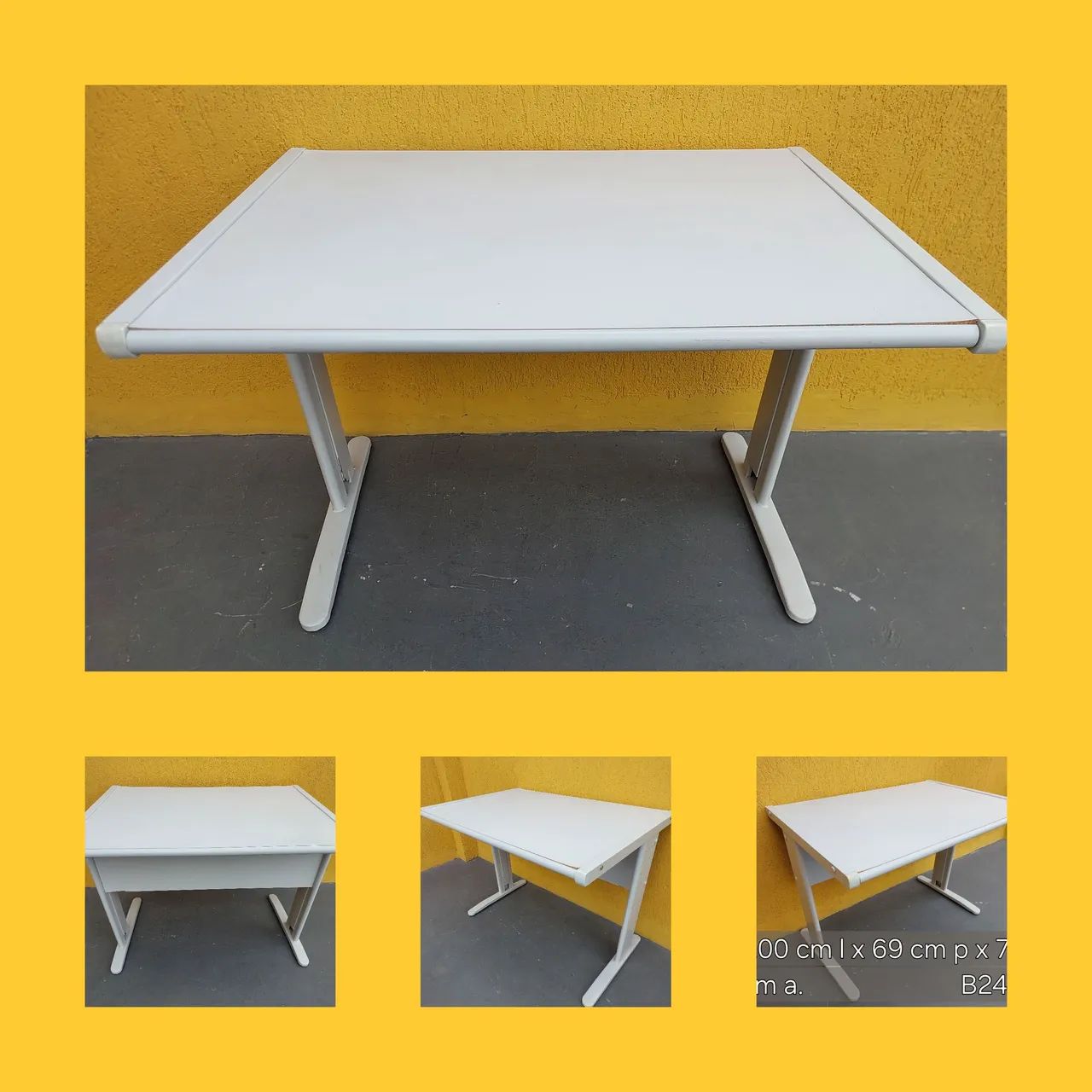 Mesa de Escritório cinza