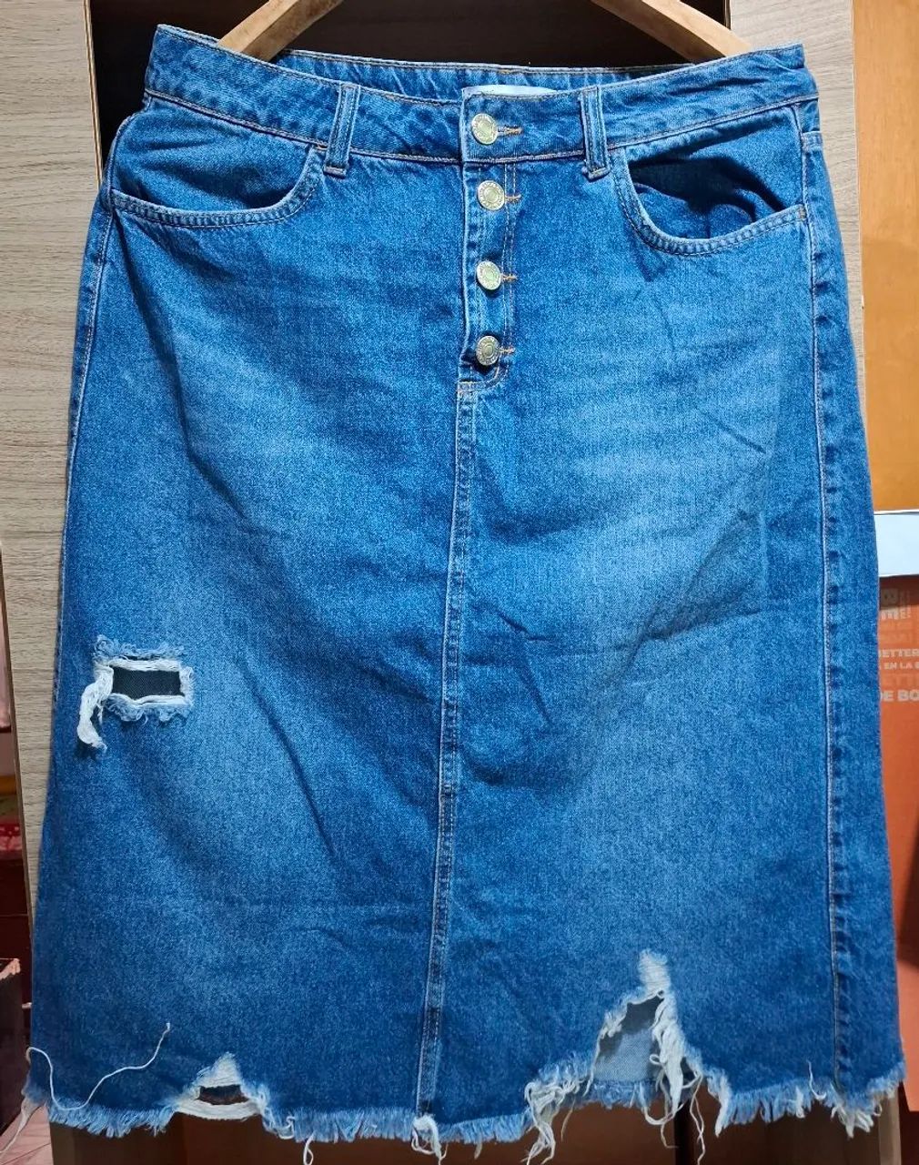 Saia Jeans Destroyed - Linda! - Foto 2