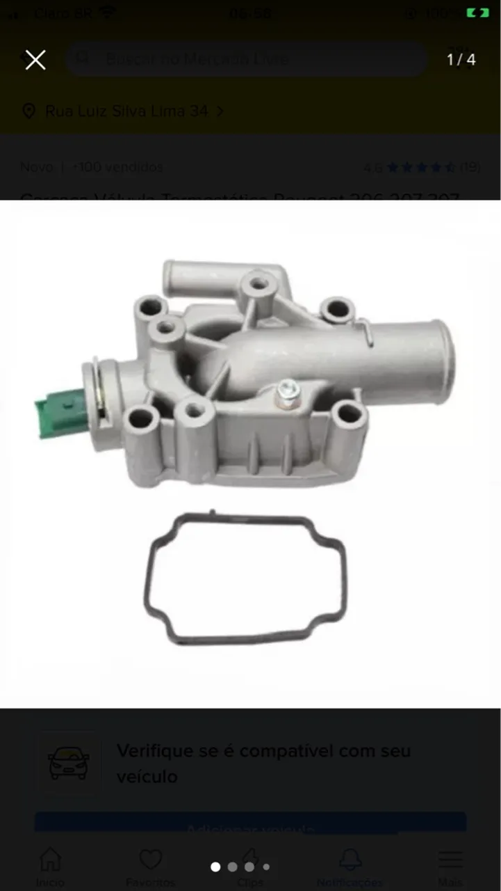 VÁLVULA TERMOSTATICA PARA PEUGEOT E CITROEM 1,6