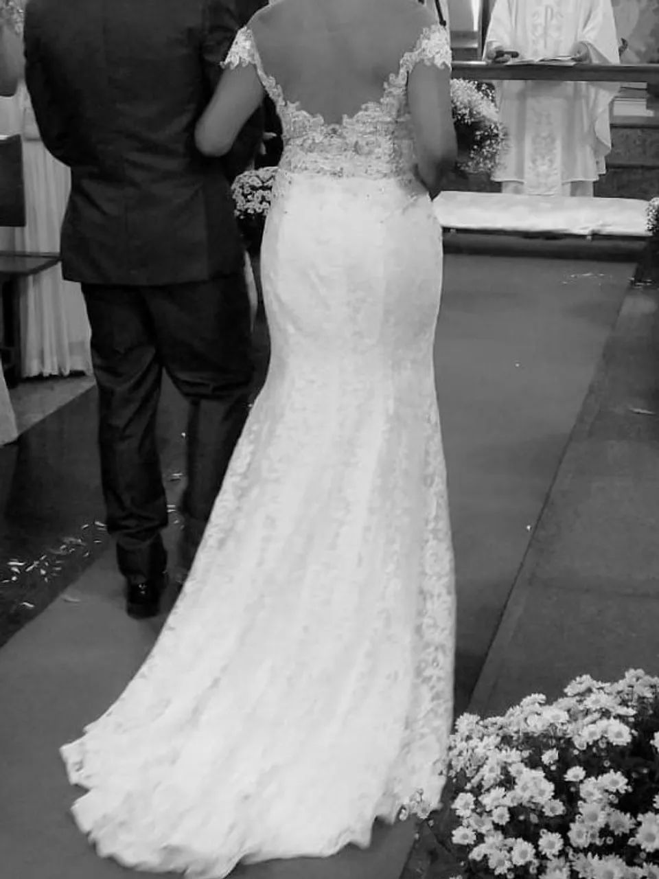 Vestido de noiva renda branco - Foto 3