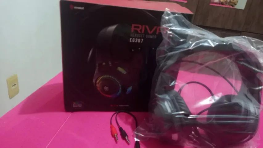 Fone Headset Gamer Com Luz Led Entrega gratis - Foto 4