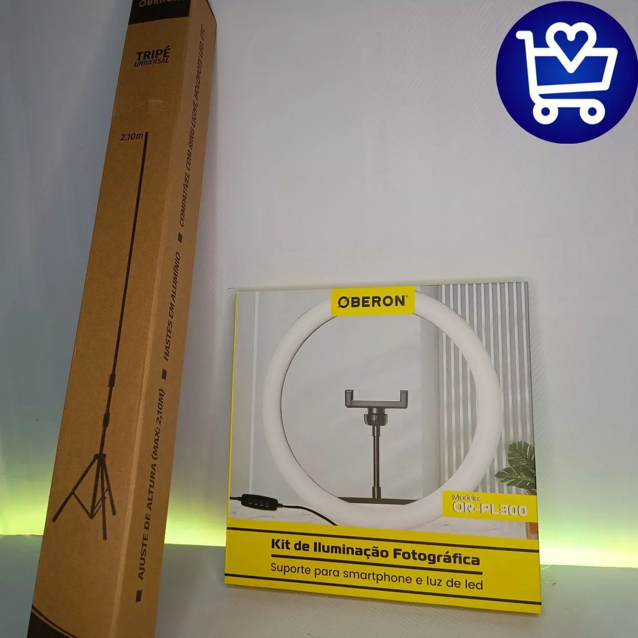 Ring Light para Celular com Tripé (entrega grátis) - Foto 4