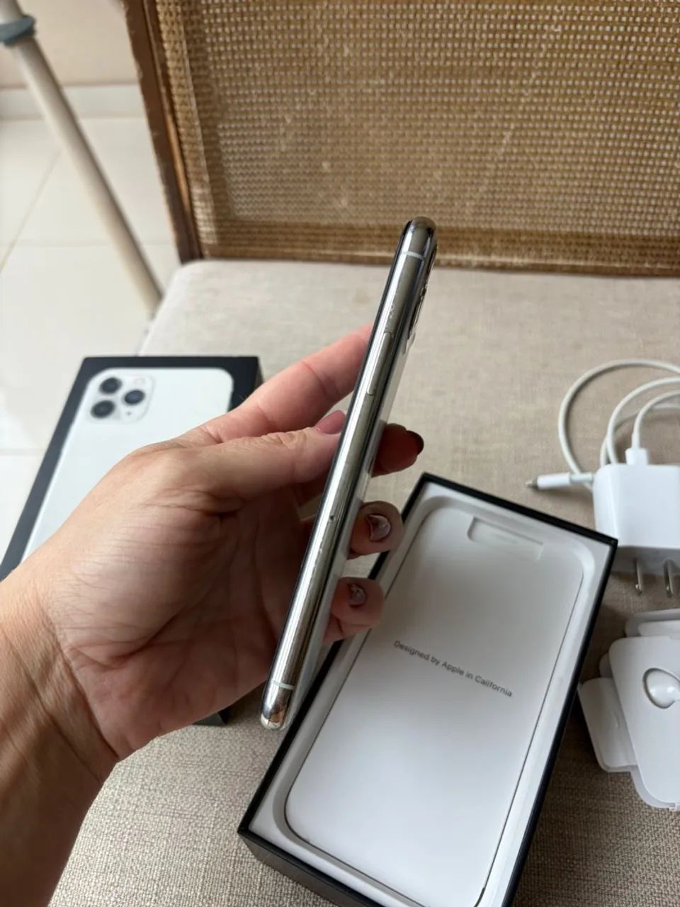 Iphone 11 Pro Silver 64 GB Com Caixa - Celulares e Smartphones