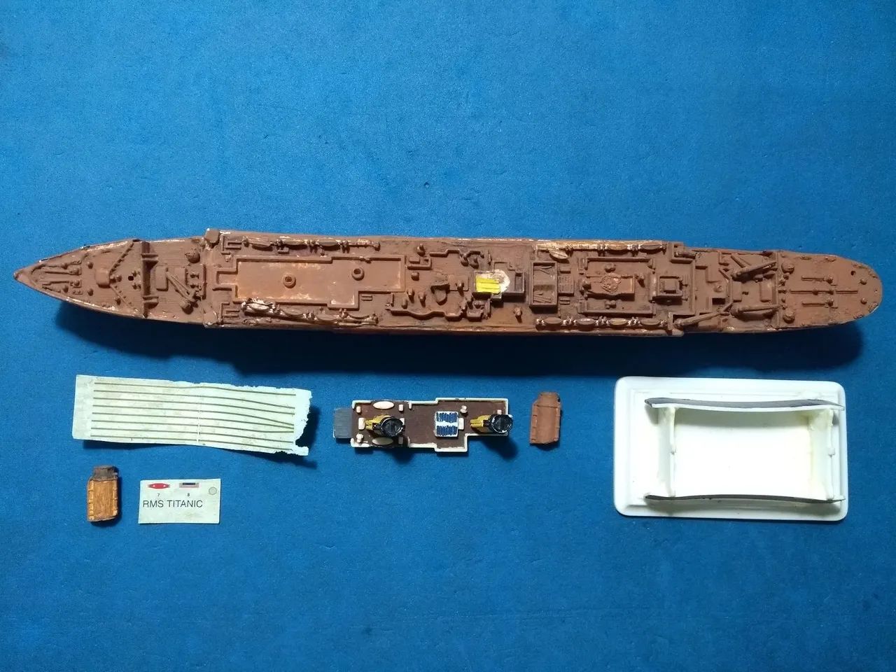 Maquete do R.M.S. Titanic, da Revell 1:1200 - Foto 2