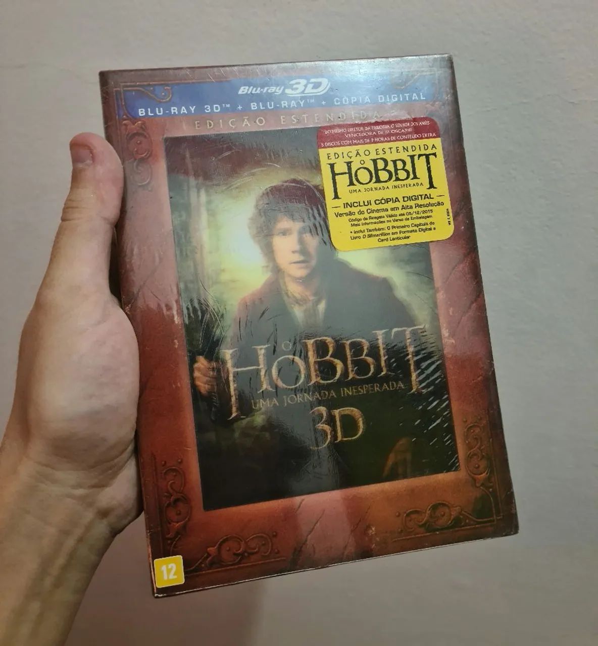 Blu-ray 3d lacrado o hobbit uma jornada inesperada