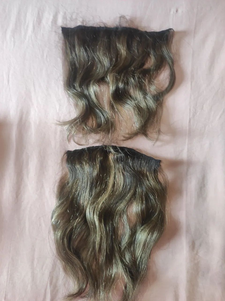 Mega hair Apliques de cabelo humano - Ondulado