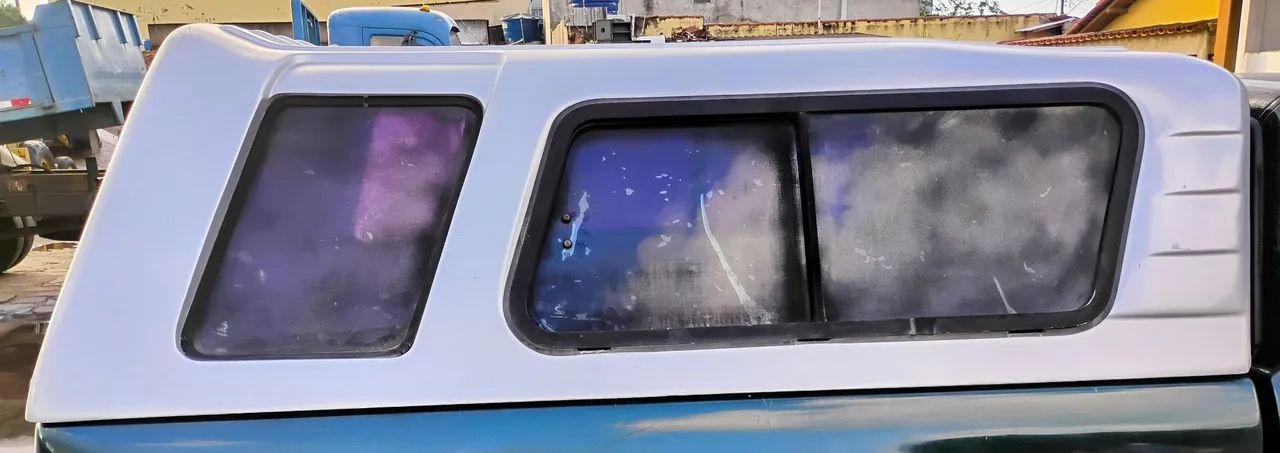 Capota para Pickup - Prata - Está em uma S10 97 cabine simples 