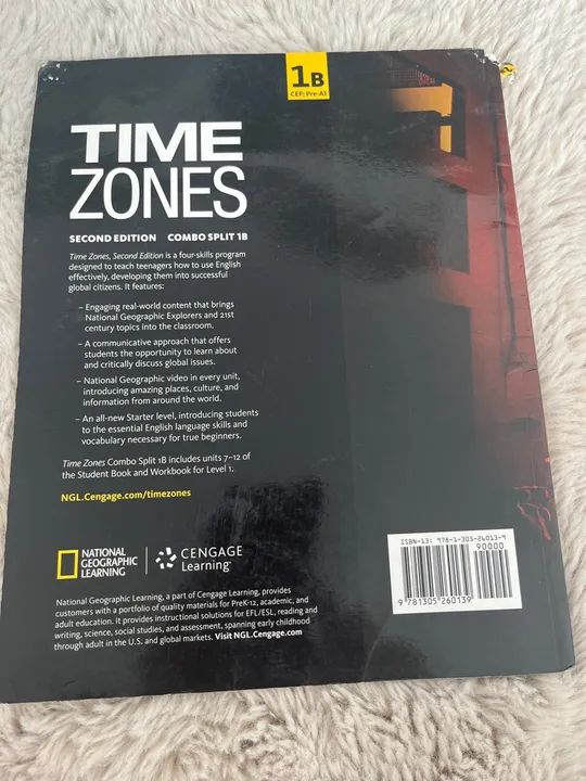 Livro de inglês Time Zone 1B - Cengage - Foto 2