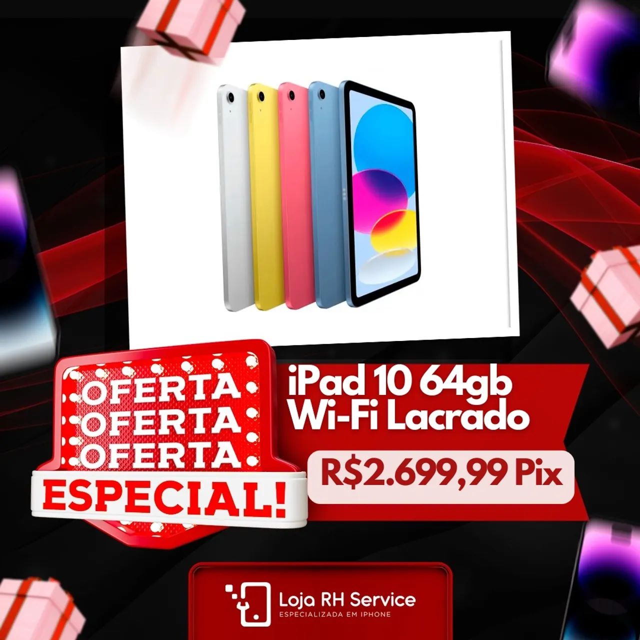 iPad 10 64GB WI-FI - Loja física melhor avaliada