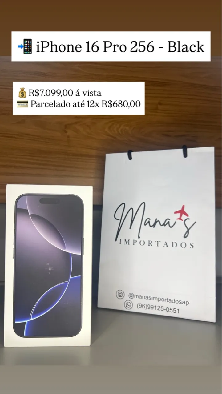 iPhone 16 Pro 256GB - Black