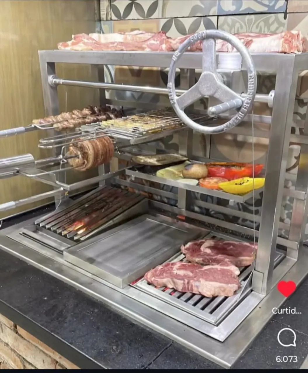 GRILL 100% INOX TOP DE LINHA - Foto 5