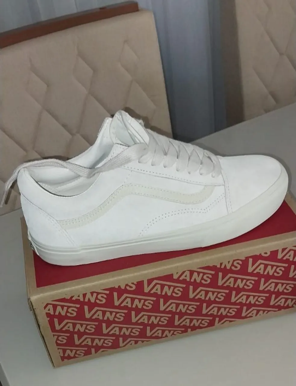 Tênis Vans ORIGINAL NOVO unissex branco