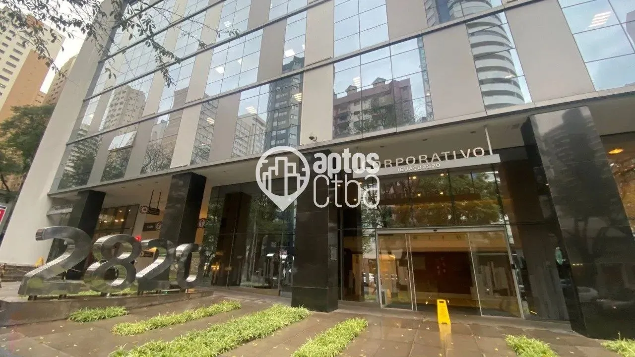 Sala Comercial de Alto Padrão - Iguaçu 2820, para locação, 38m² - Água Verde, Curitiba/PR