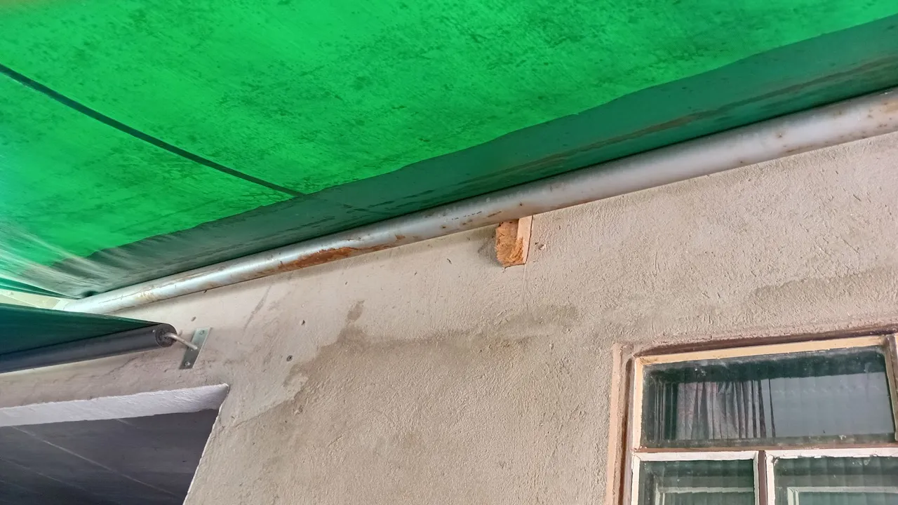Cobertura Externa com Lona Verde