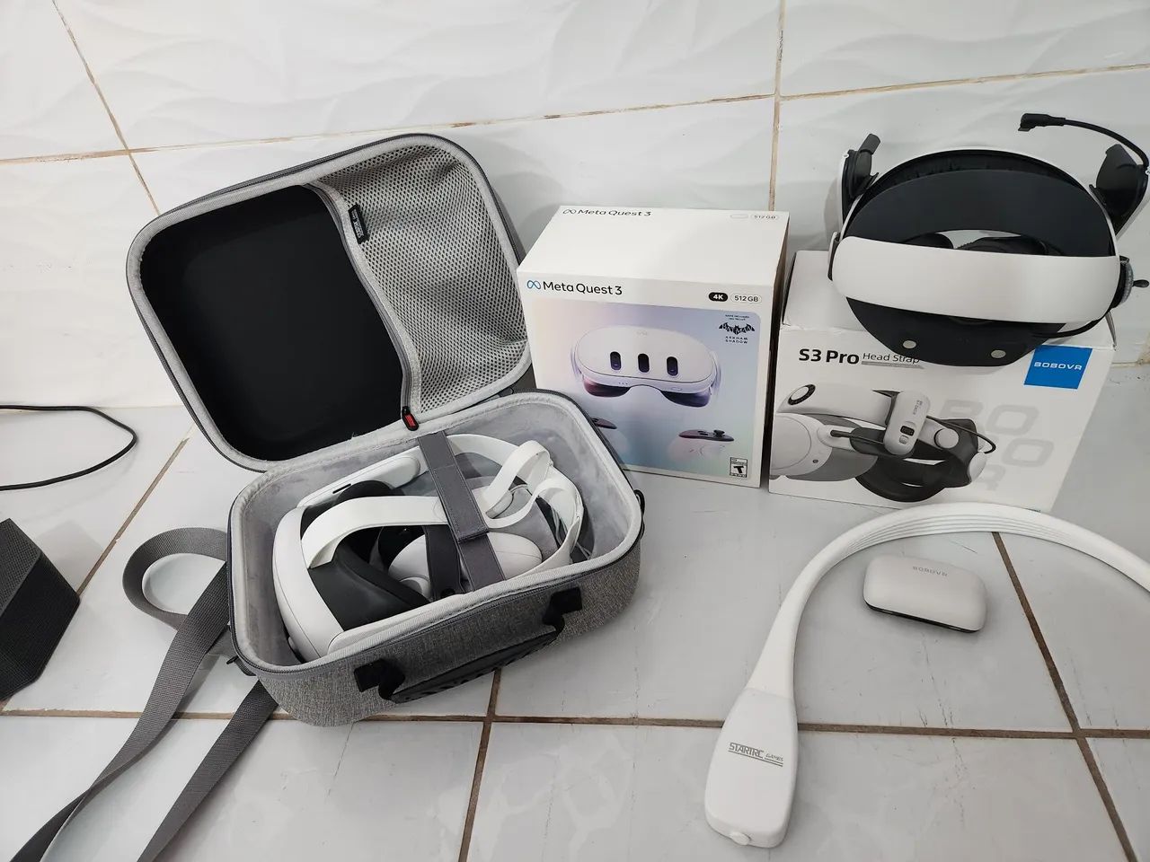 Meta Quest 3 512gb e acessórios - Consoles de Vídeo Game - Dom