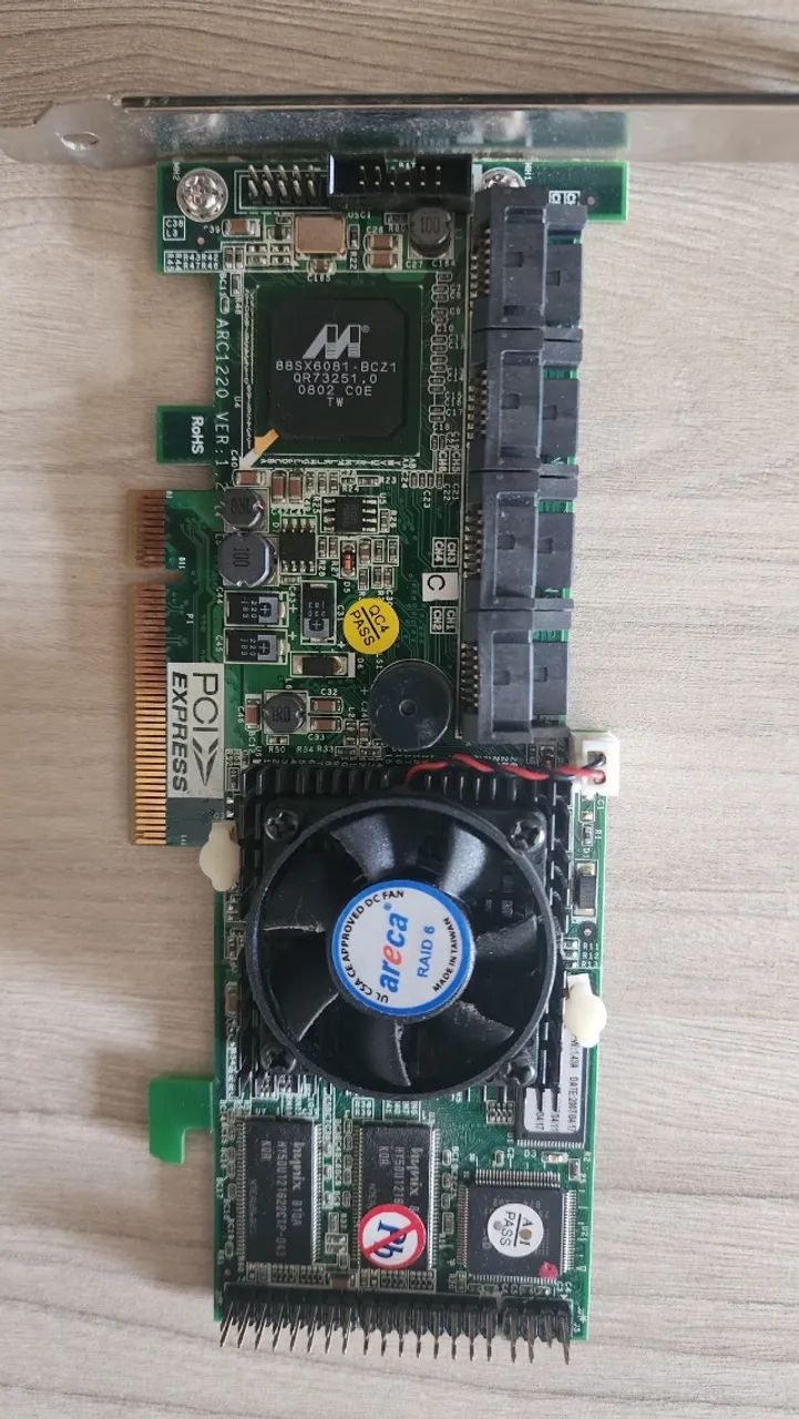 RAID Card ArecaPCIEx 8CHs ARC1220 - Foto 4