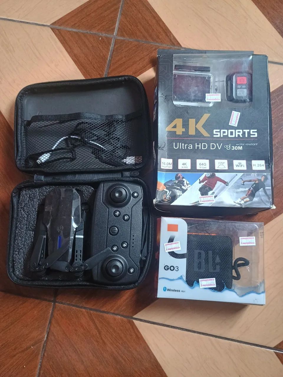 Vendo esses tres itens 