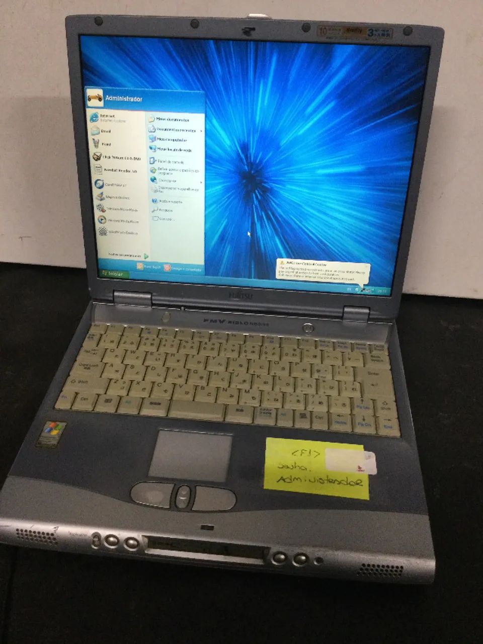 computador notebook antigo
