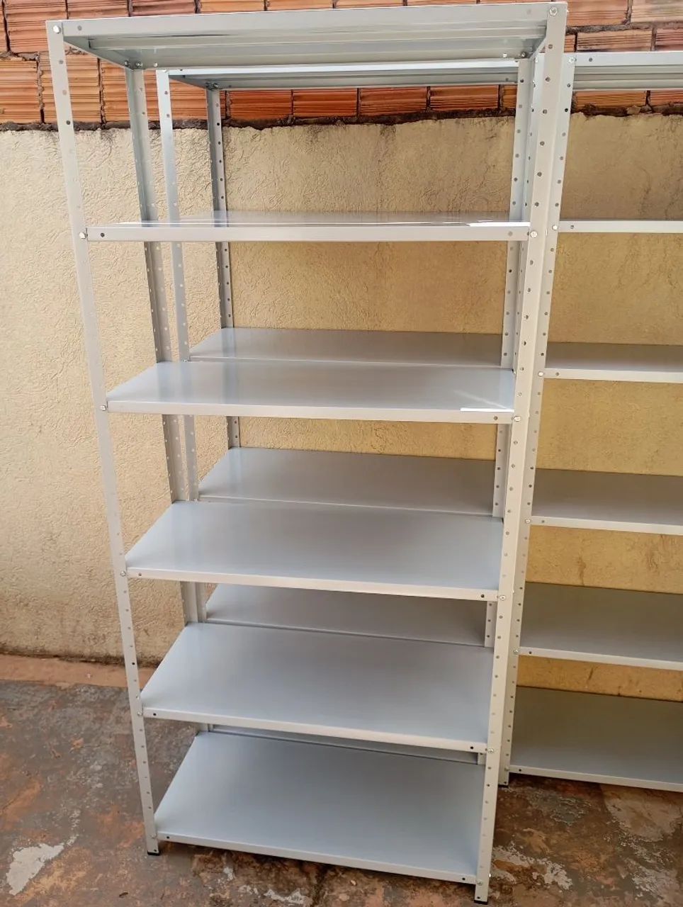 Prateleira de Aço 6 Bandejas 40cm Profundidade Nova - Foto 2