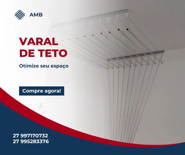 Varal de teto