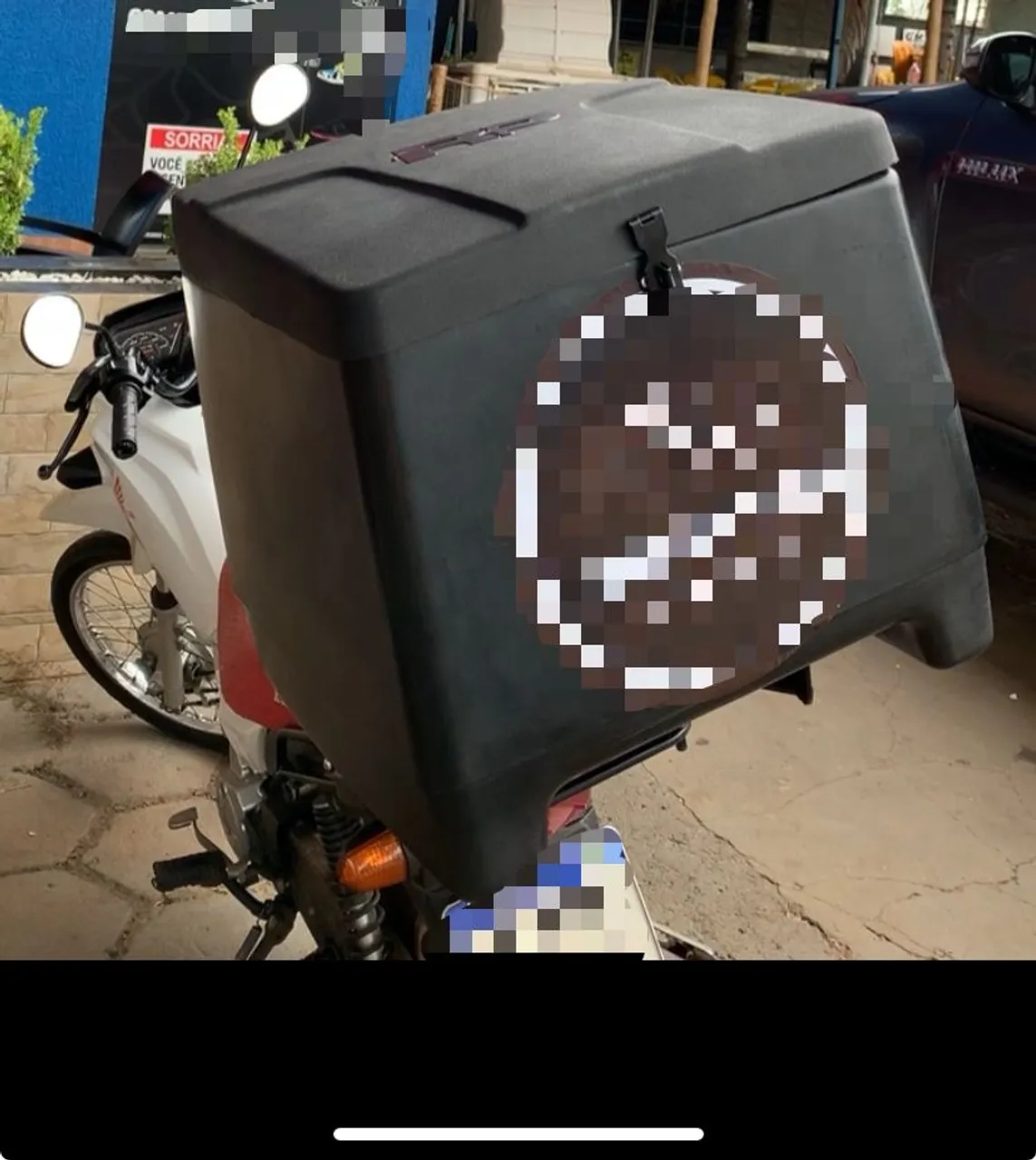 Baú para moto