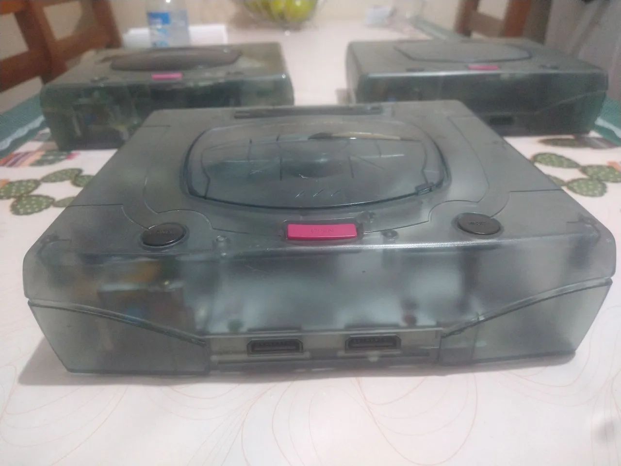 Sega Saturn Console Skeleton Transparente