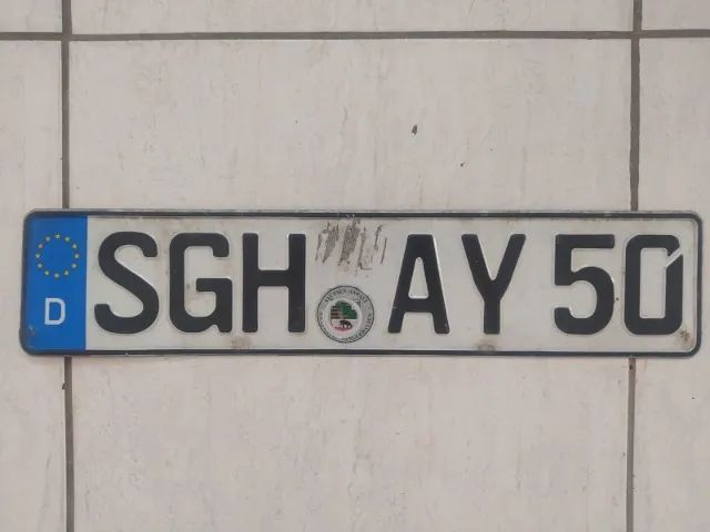 Placa,Carro,Alemanha,Original,Importada,Fiat,Ford,GM.VW,Onix,etc...  - Foto 2