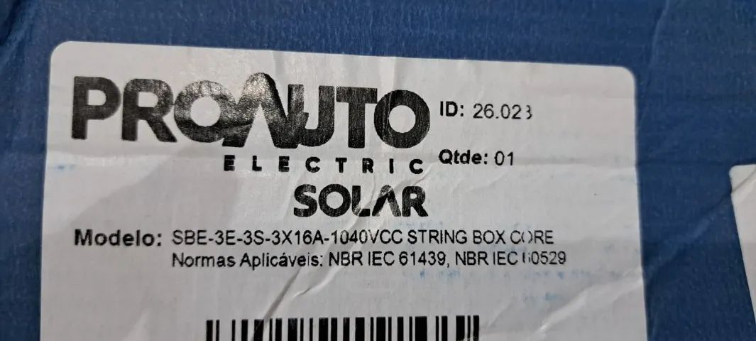 STRING BOX CORE SBE/3E-3S/6S-6X16A-1040VCC PROAUTO - Foto 2