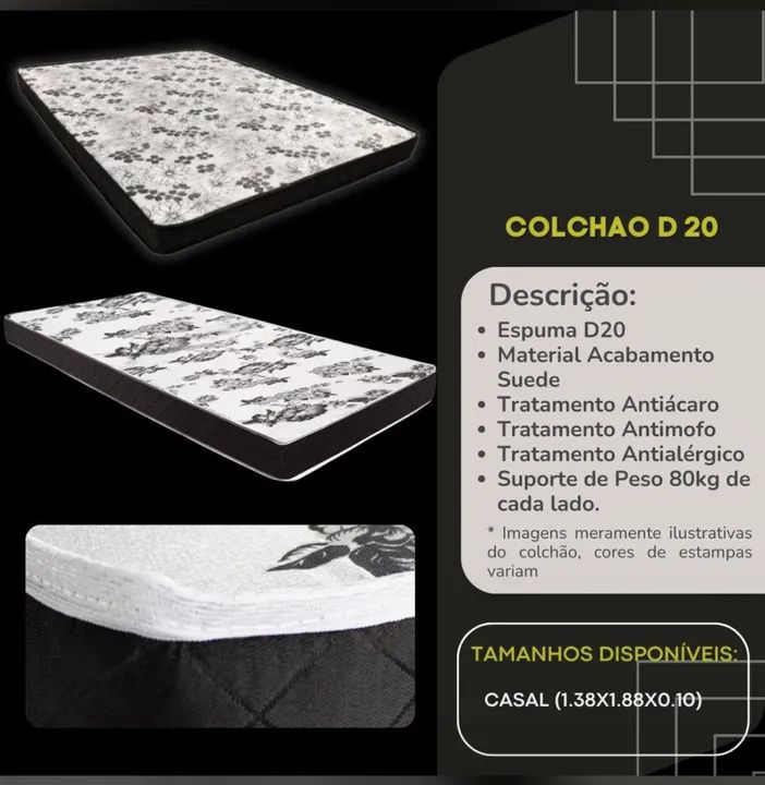 Colchão D20 promoção 