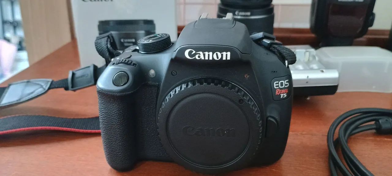 Kit de Câmera Canon EOS Rebel T5 - Foto 5
