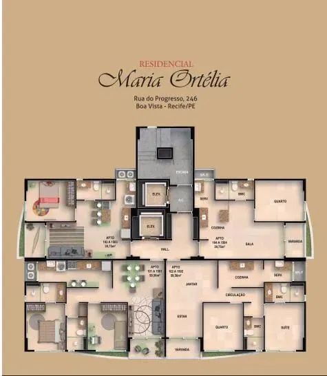 Imóvel para venda possui 60 metros quadrados com 2 quartos em Soledade - Recife - PE - Foto 3