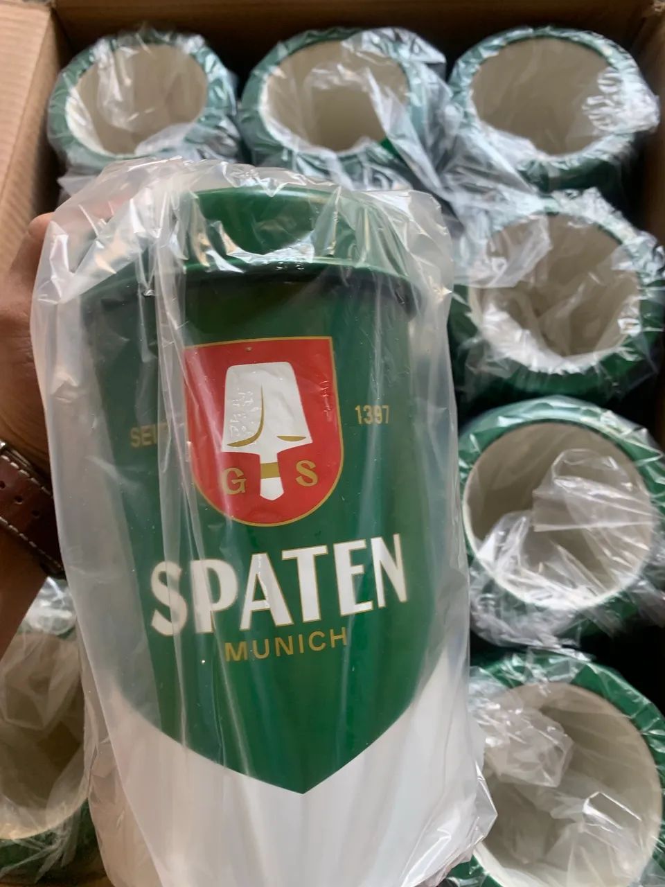 Kit 12 Porta Garrafa Spaten 600ml 
