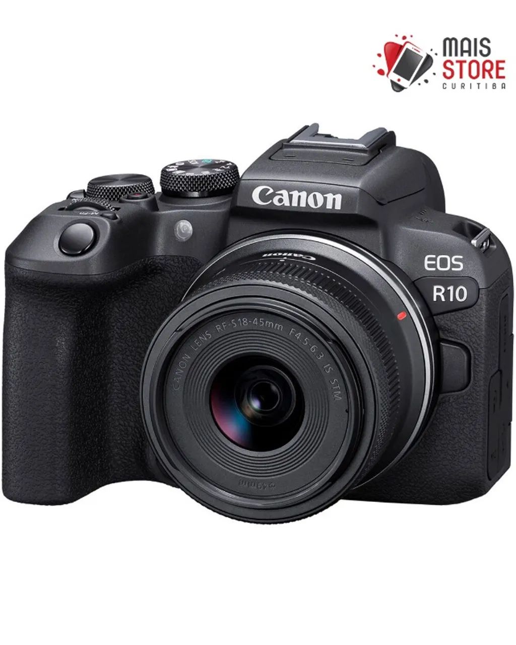 Câmera Canon Eos R10 Mirrorless Kit Com Lente Rf 18-45mm F/4.5-6.3 IS Stm (Novo/Lacrado) - Foto 5