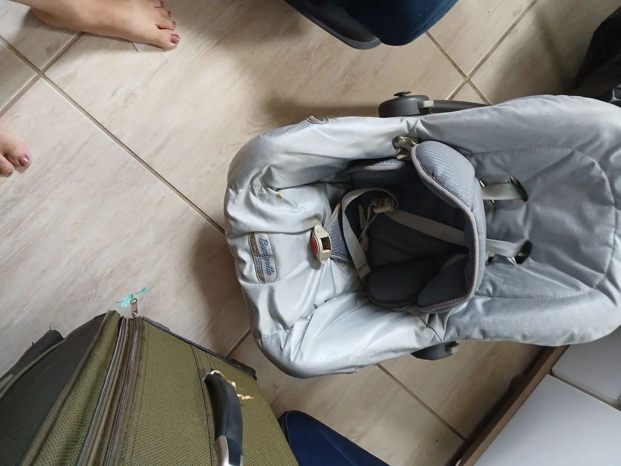 Cadeirinha de Bebê - Bebê Conforto Burigotto - Usada - Foto 3