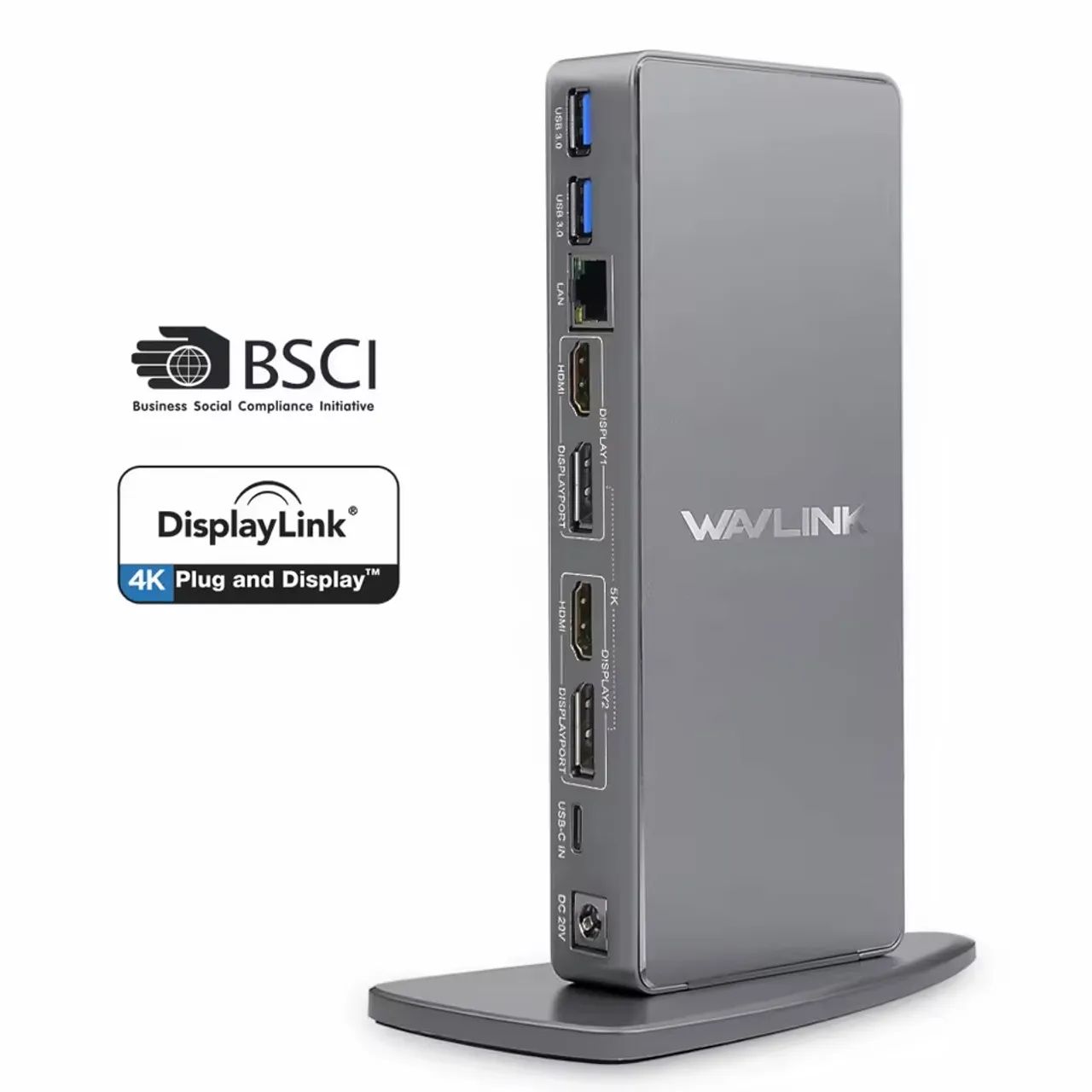 Docking Station Wavlink com DisplayLink para MacBook