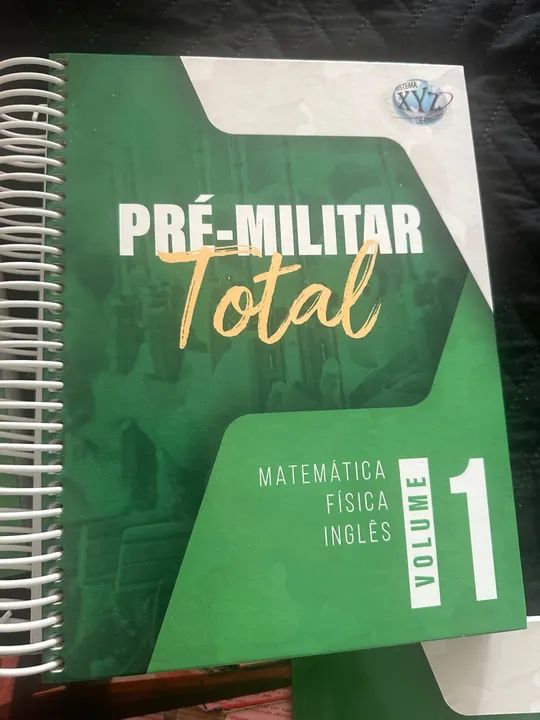 Livros Pré-Militar Total, Cálculo e Física Moderna, Redação, Português - Foto 4