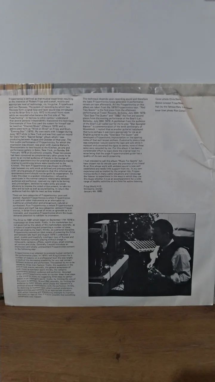 Lp Disco de Vinil - Robert Fripp - God Save The Queen - Foto 3
