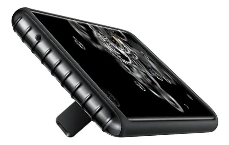 Capa Protective Standing Original P/ Galaxy S20 Ultra - Preta - Foto 3