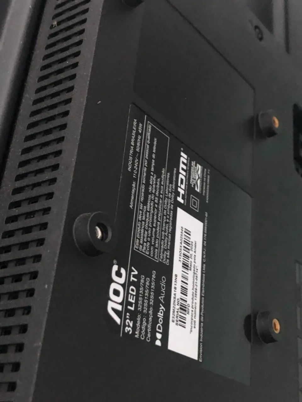 Smart TV - AOC 32 polegadas LED HD Roku 32S5155/78G64292274784897122