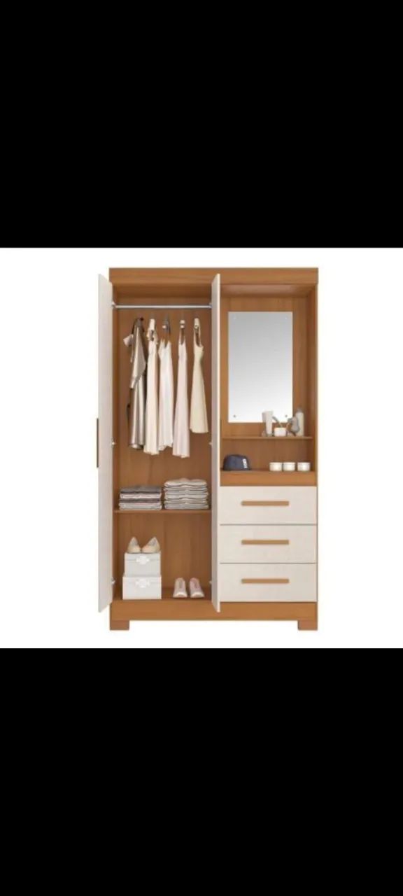 Guarda-Roupa de solteiro FLEX NOVOS - Foto 3